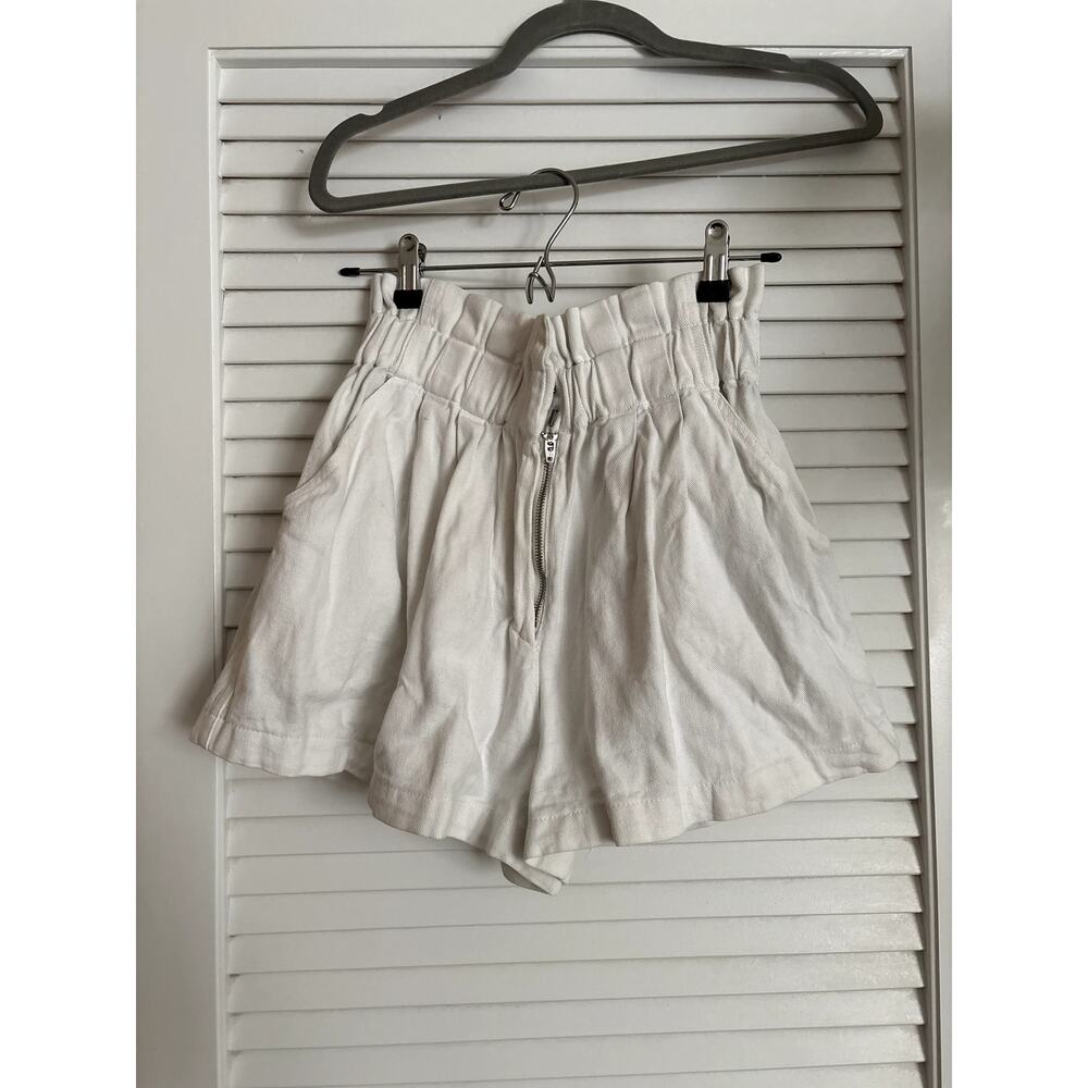 Sea New York Cara Shorts White Size 2 Pre-Owned Excellent Hemmed